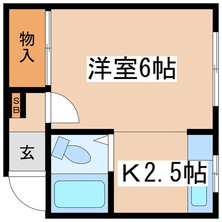 コーポシマムラの物件間取画像